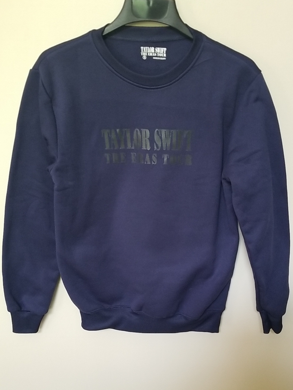 Taylor Swift The Eras Tour Crewneck Navy Sweatshirt - Picture 10 of 10